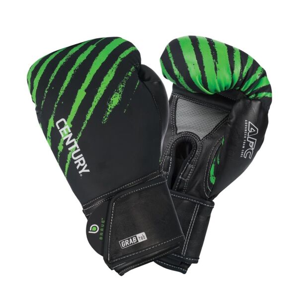 Brave Youth Boxing Gloves - Black/Green Thumbnail