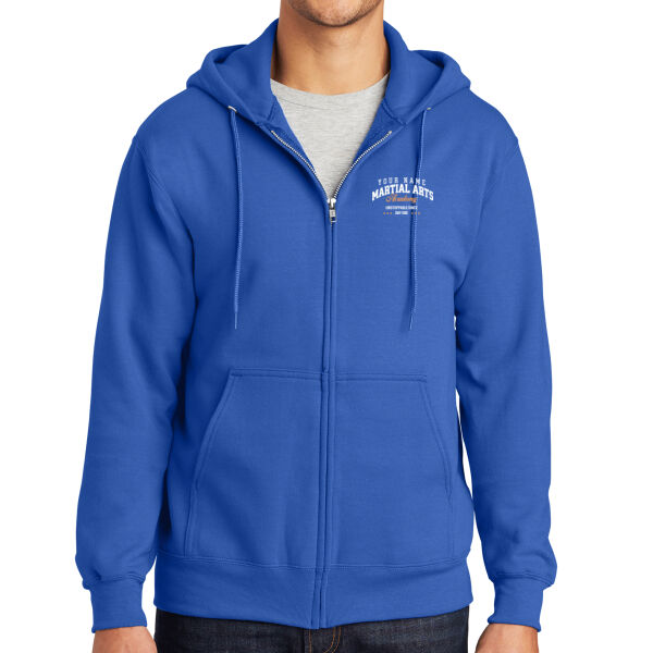 Port & Co ®  - Essential Fleece Full Zip Hooded Sweatshirt Thumbnail