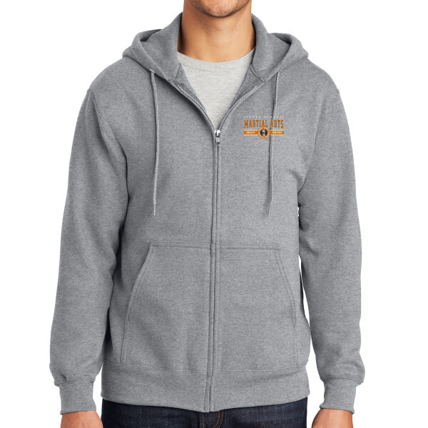 Port & Co ® - Essential Fleece Full Zip Hooded Sweatshirt Thumbnail