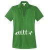 Women's Performance Fine Jacquard Polo Thumbnail